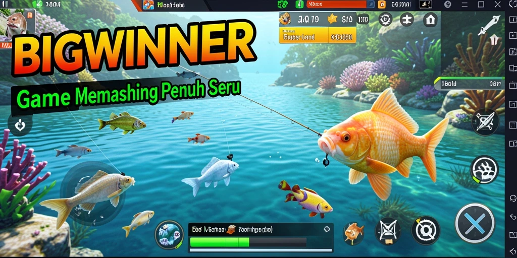 Tangkapan besar dalam gameplay BIGWINNER yang seru.