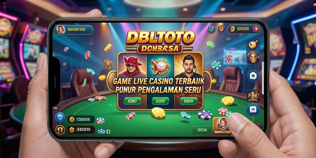 Tampilan menarik dari gameplay Live Casino di DBLTOTO.