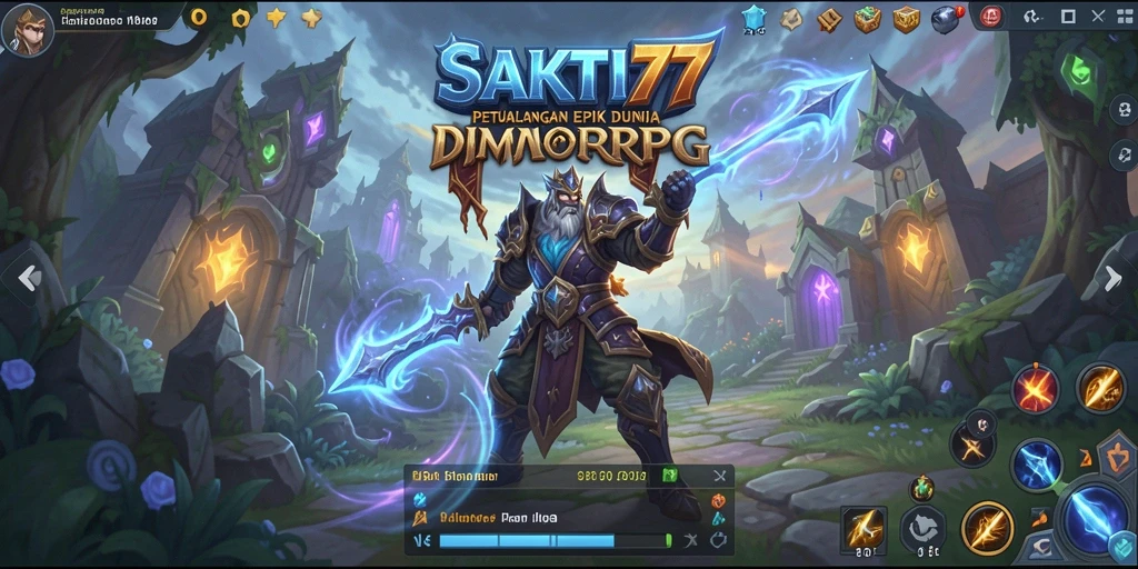 Tampilan gameplay menarik SAKTI77 dalam petualangan MMORPG.